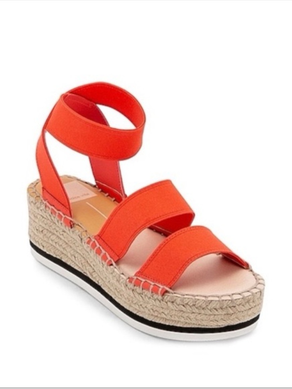 Dolce Vita Coral Espadrille Platform Sandal with Ankle Strap